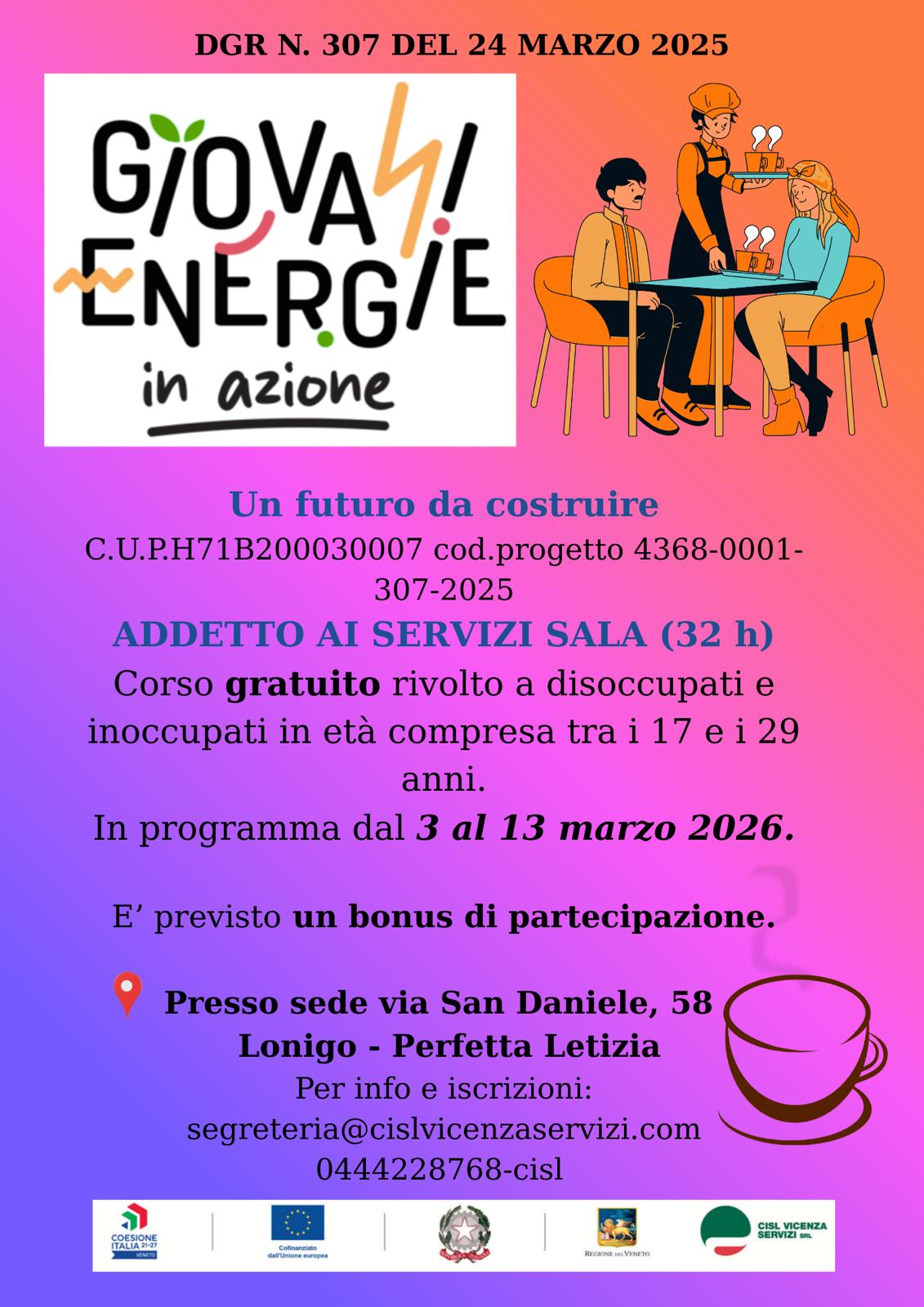 ADDETTO AI SERVIZI SALA