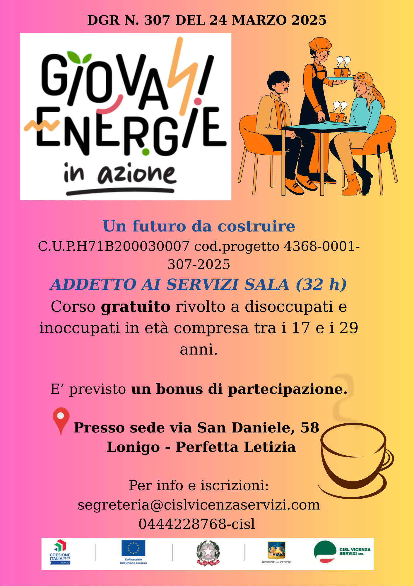 ADDETTO AI SERVIZI SALA