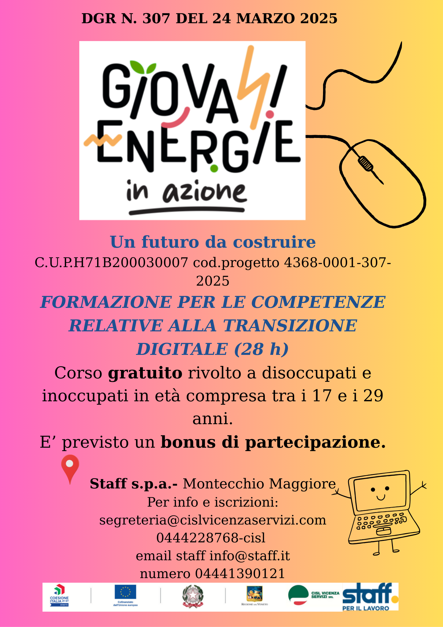 FORMAZIONE PER LE COMPETENZE RELATIVE ALLA TRANSIZIONE DIGITALE